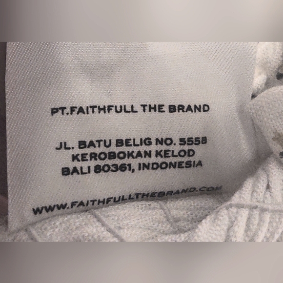 NWT Faithfull The Brand Cropped Smocked Top Sz S - Picture 6 of 13